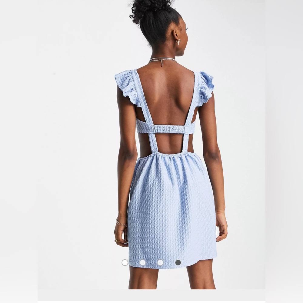 ASOS powder blue summer dress.